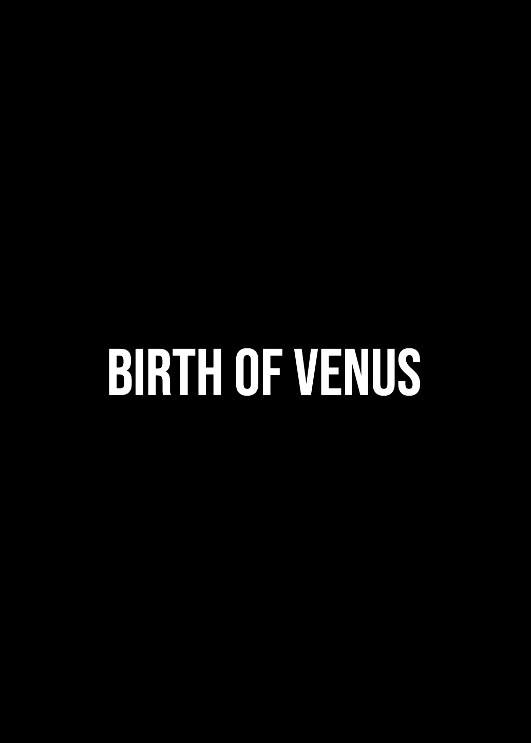 Birth of Venus interactive art website homepage preview